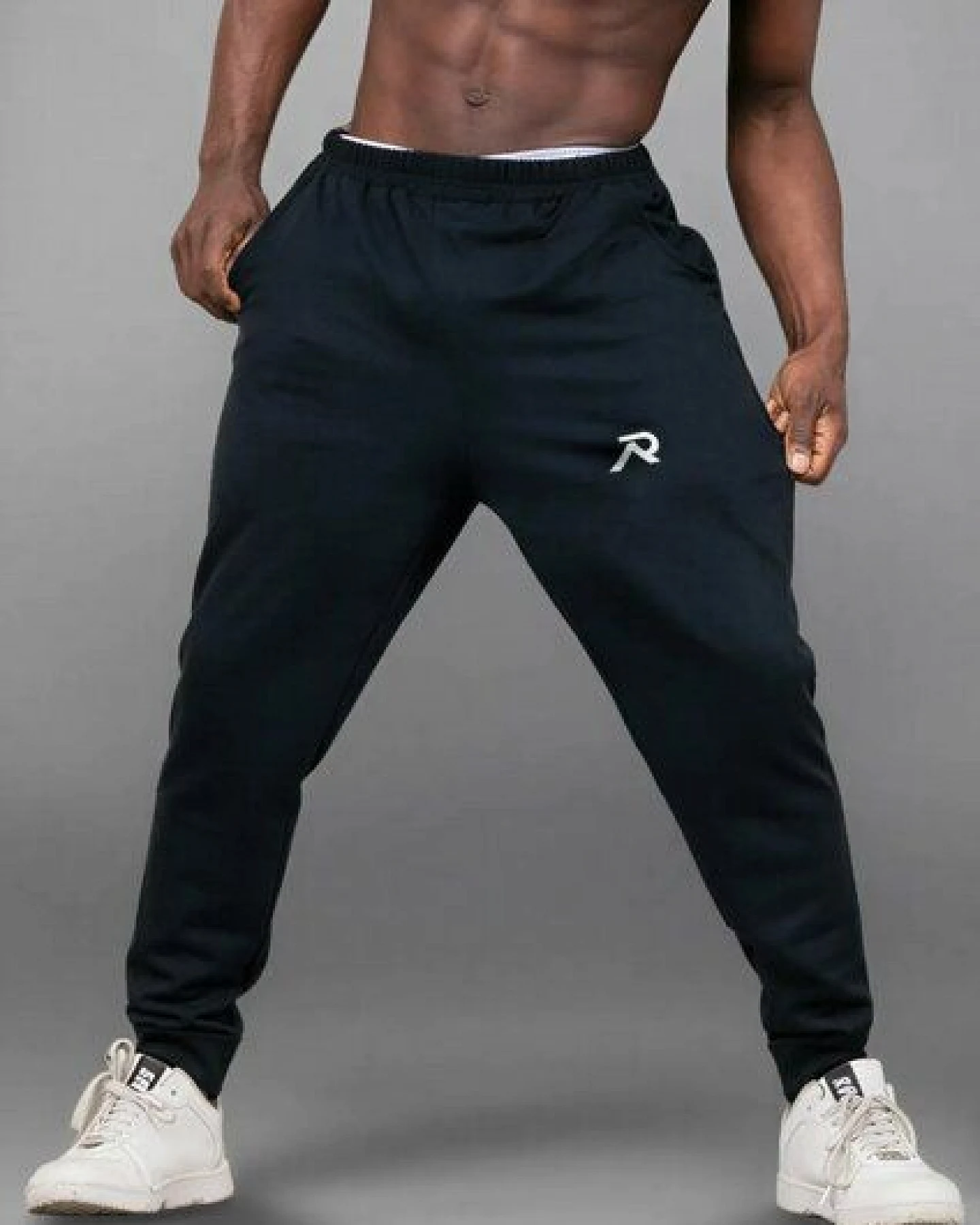 Re-Athlete ICON Cotton Herren Jogginghose - black – Ansicht 2