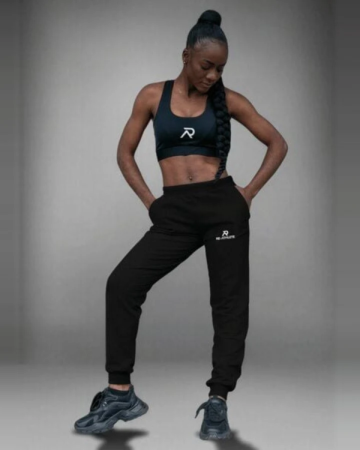Re-Athlete PRIME Cotton Damen Jogginghose - black