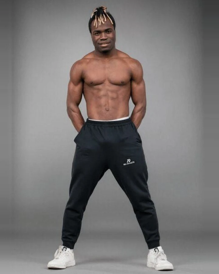 Re-Athlete PRIME Cotton Herren Jogginghose - black