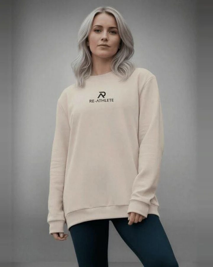 Re-Athlete PRIME Cotton Damen Sweater - beige