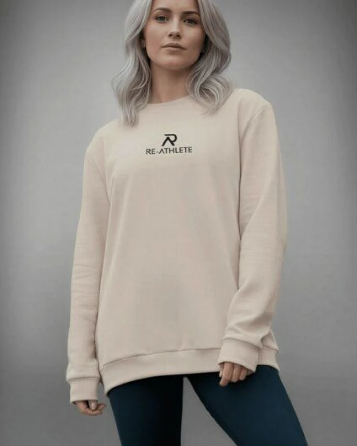 Re-Athlete PRIME Cotton Damen Sweater - beige