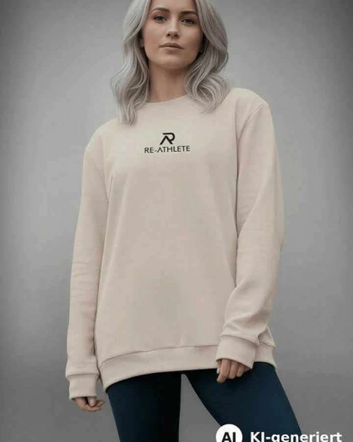 Re-Athlete PRIME Cotton Damen Sweater - beige