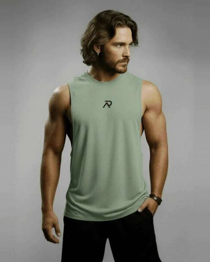Re-Athlete ICON Bambus Herren Muscle Shirt - mint