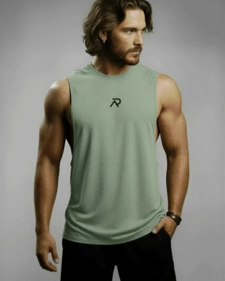 Re-Athlete ICON Bambus Herren Muscle Shirt - mint