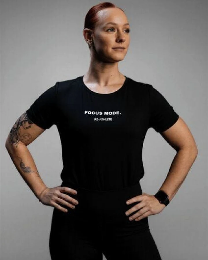 Re-Athlete FOCUS Bambus Damen Shirt - black
