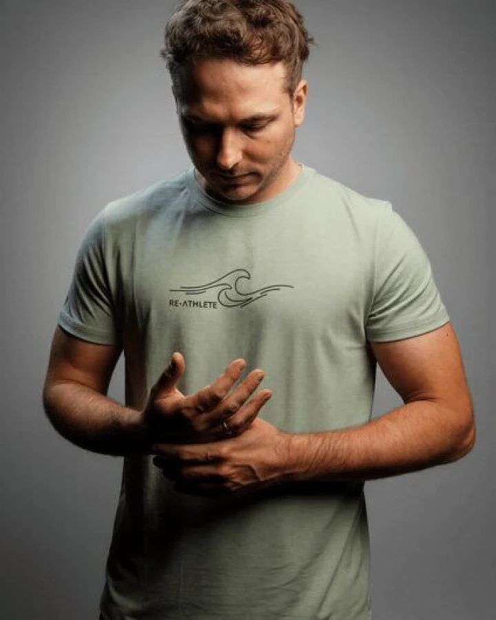 Re-Athlete TIDE Bambus Herren Shirt - mint