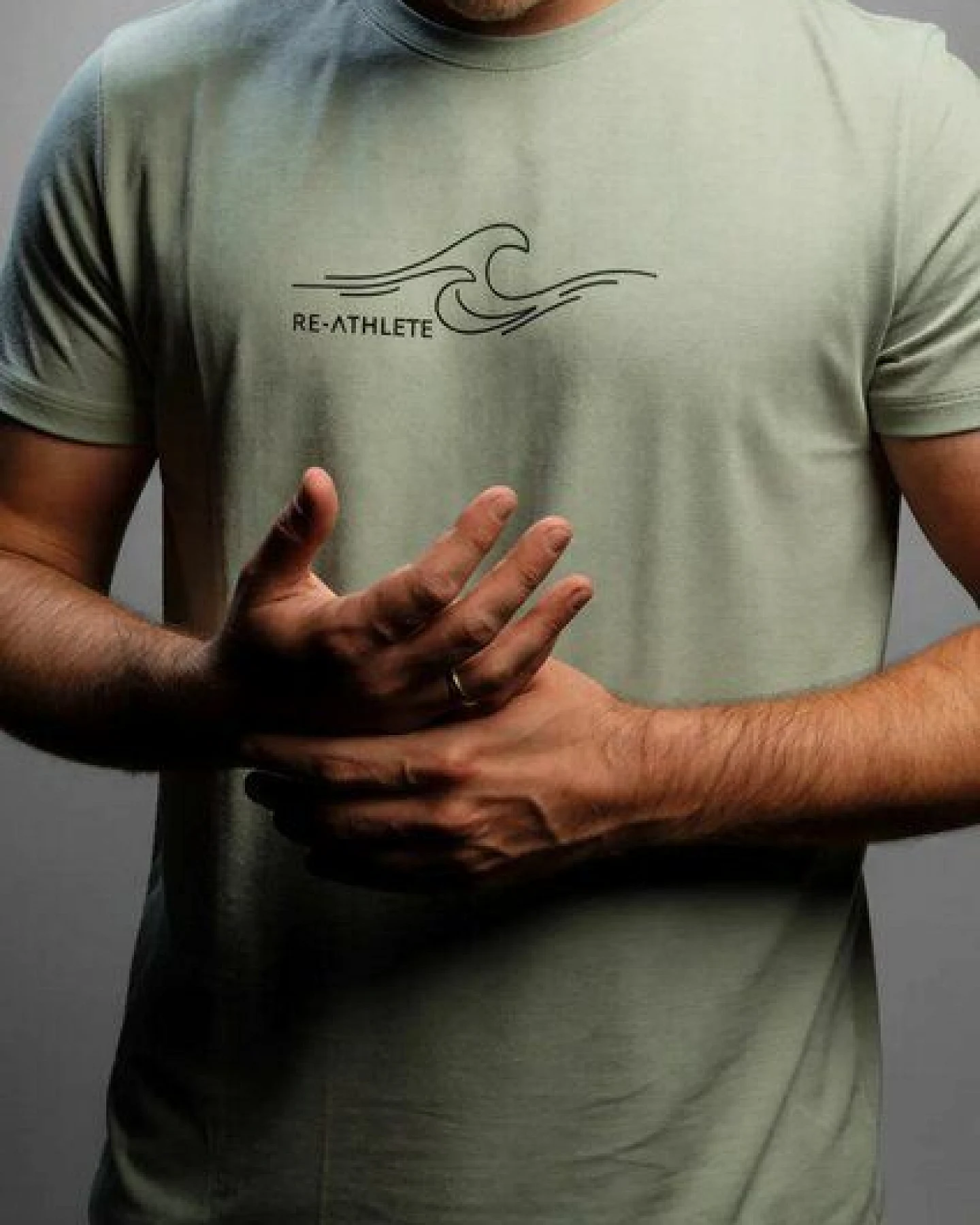 Re-Athlete TIDE Bambus Herren Shirt - mint – Ansicht 2