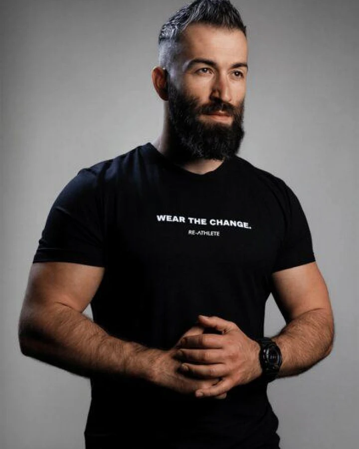 Re-Athlete CHANGE Bambus Herren Shirt - black