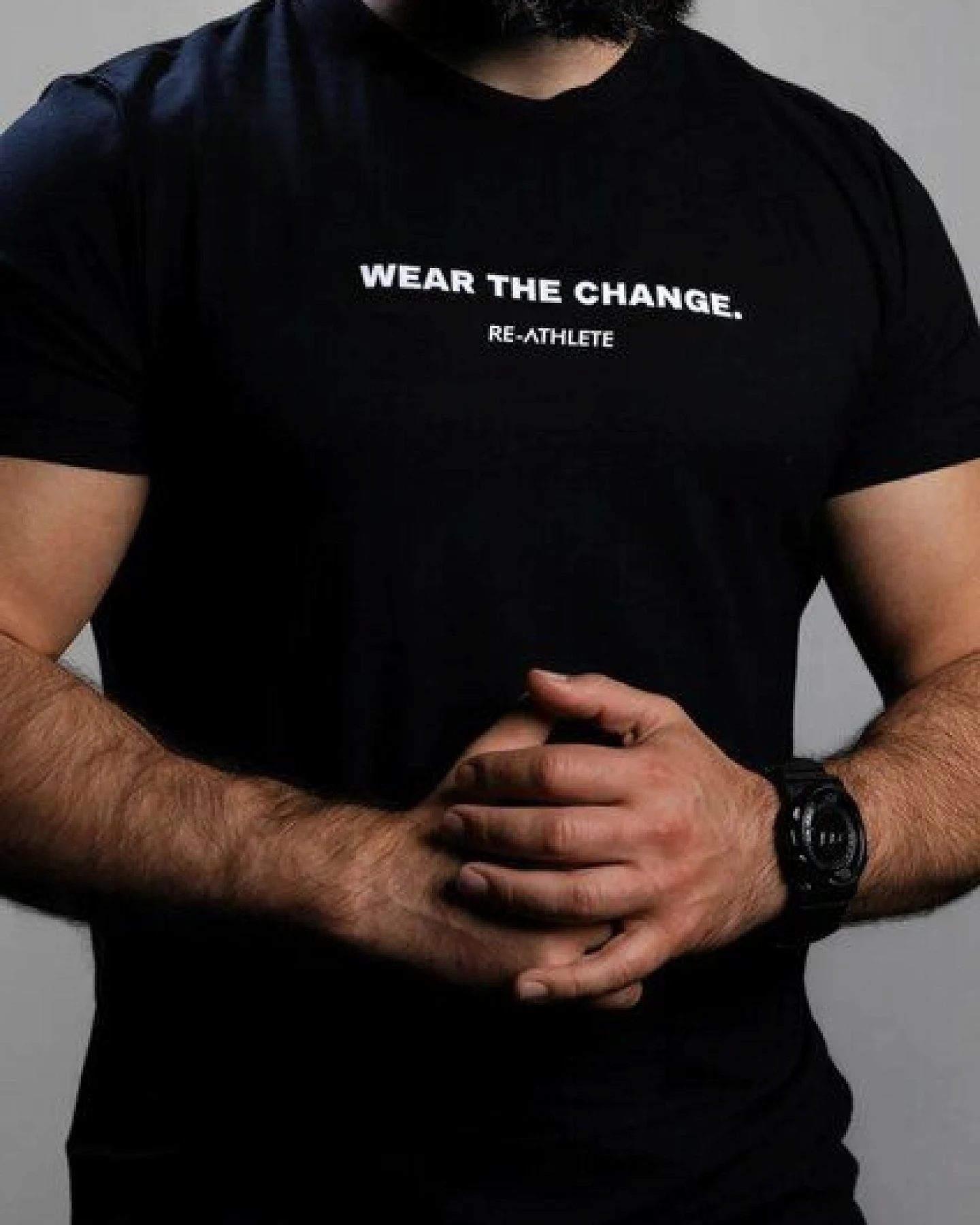 Re-Athlete CHANGE Bambus Herren Shirt - black – Ansicht 2