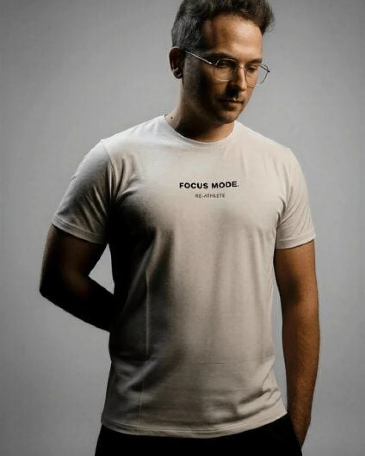 Re-Athlete FOCUS Bambus Herren Shirt - beige
