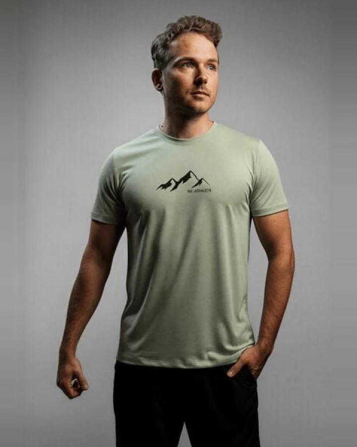 Re-Athlete SUMMIT Bambus Herren Shirt - mint