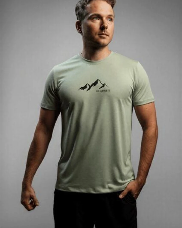 Re-Athlete SUMMIT Bambus Herren Shirt - mint