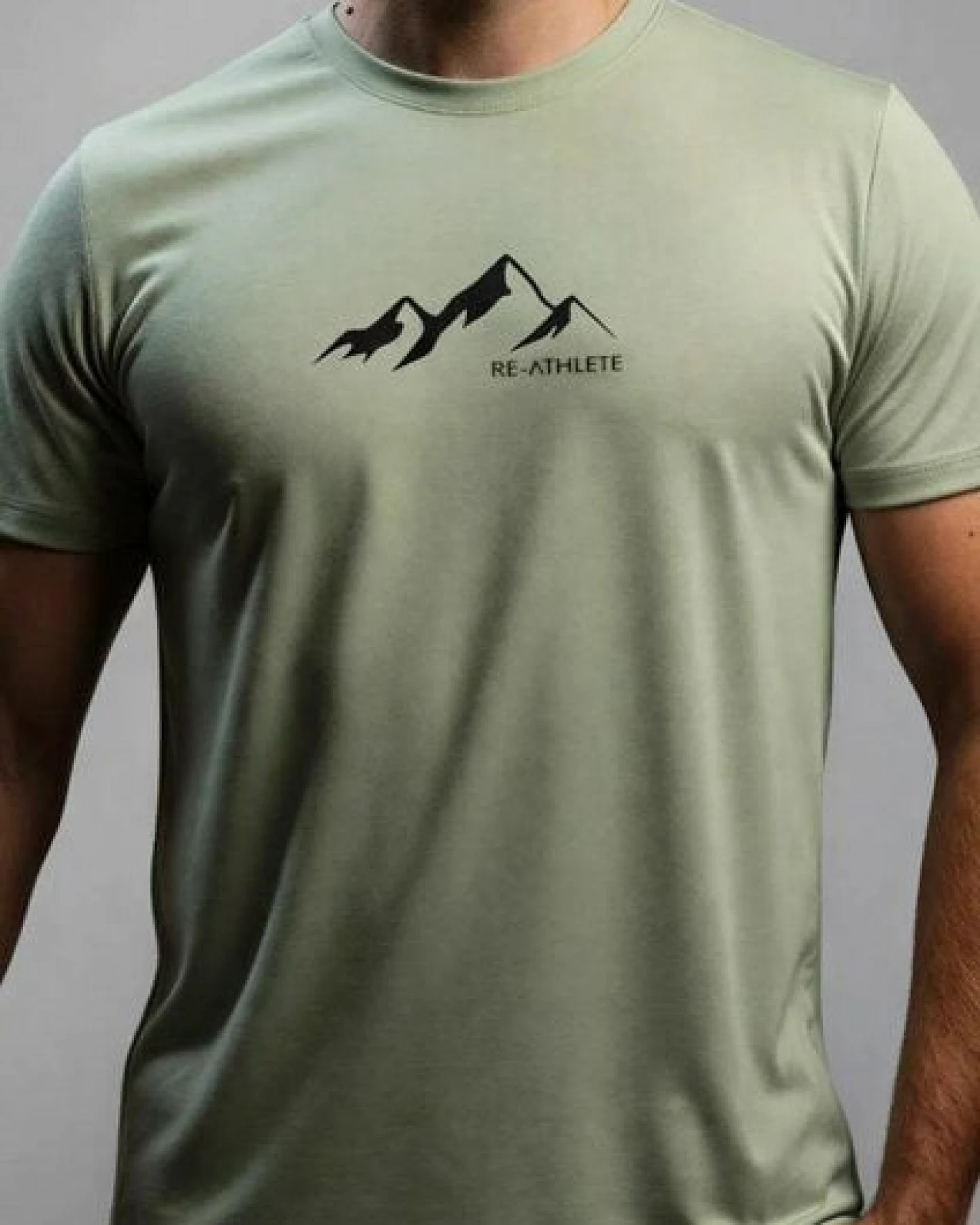 Re-Athlete SUMMIT Bambus Herren Shirt - mint – Ansicht 2
