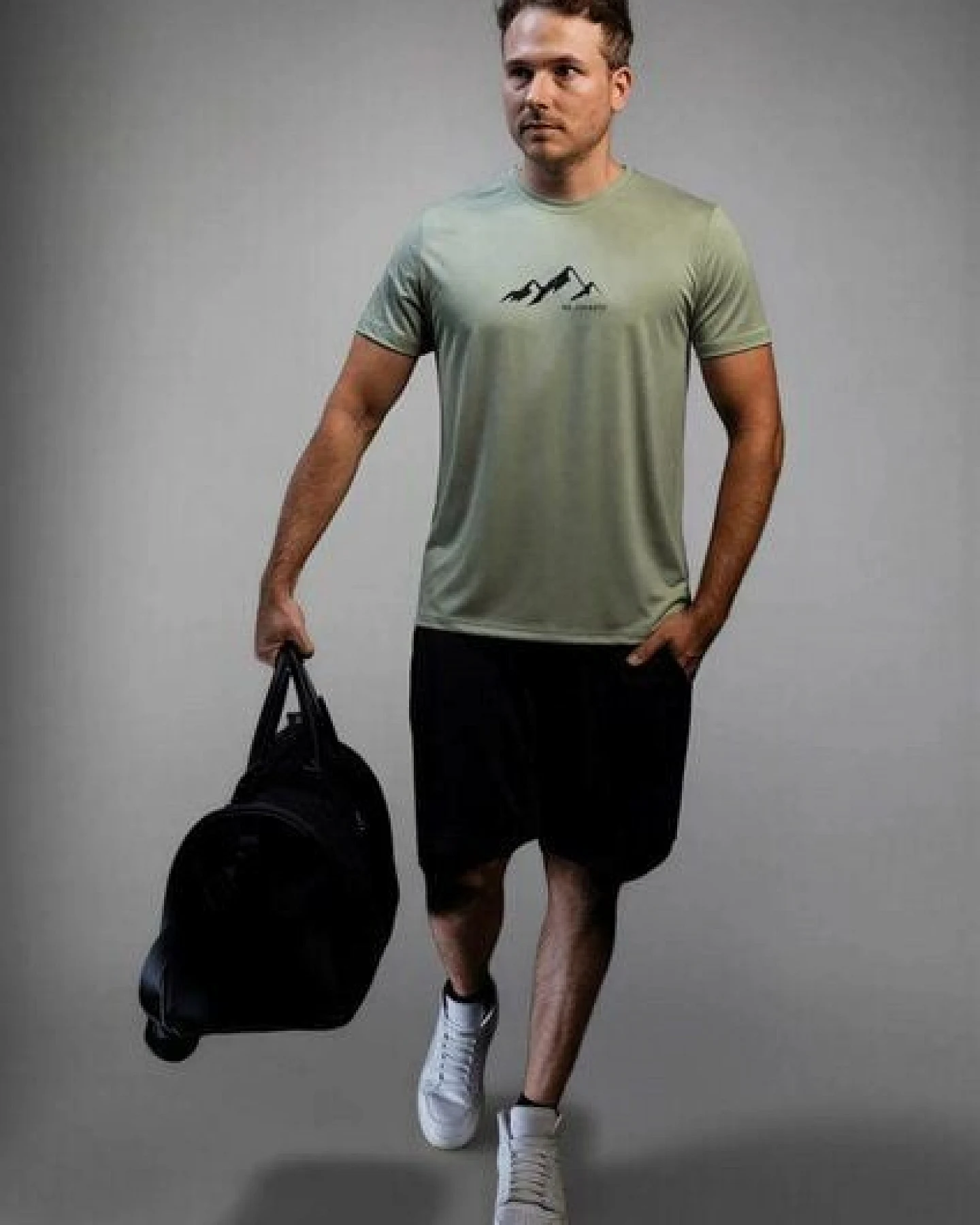 Re-Athlete SUMMIT Bambus Herren Shirt - mint – Ansicht 3