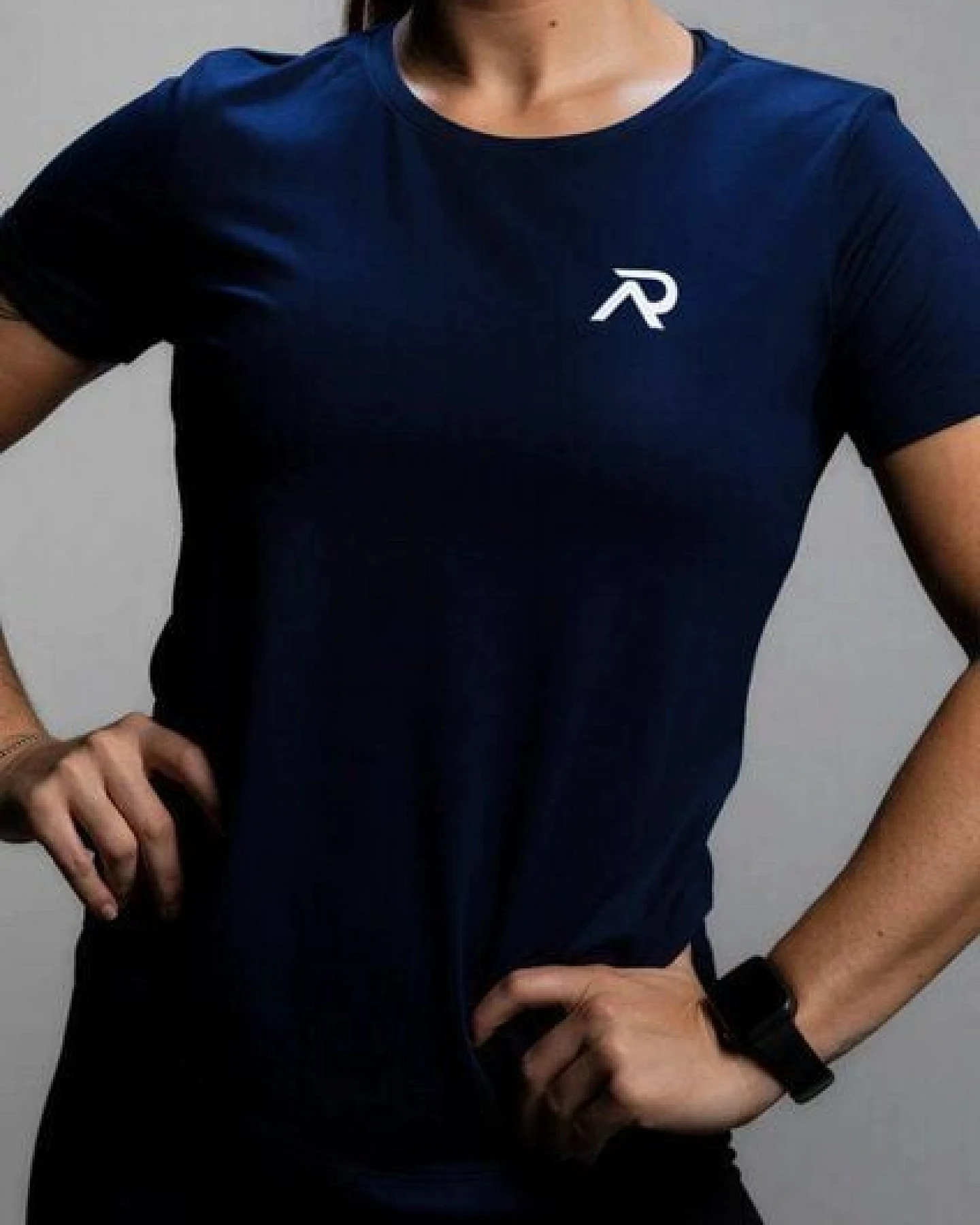 Re-Athlete ICON Bambus-Viskose Damen Shirt - navy – Ansicht 2