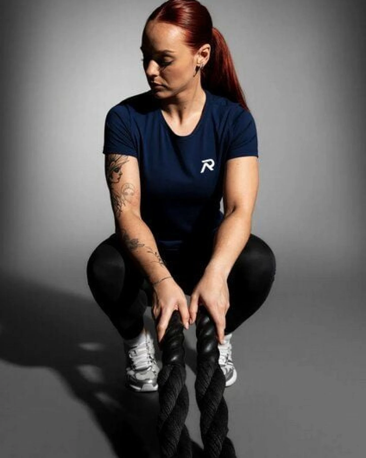 Re-Athlete ICON Bambus-Viskose Damen Shirt - navy – Ansicht 3