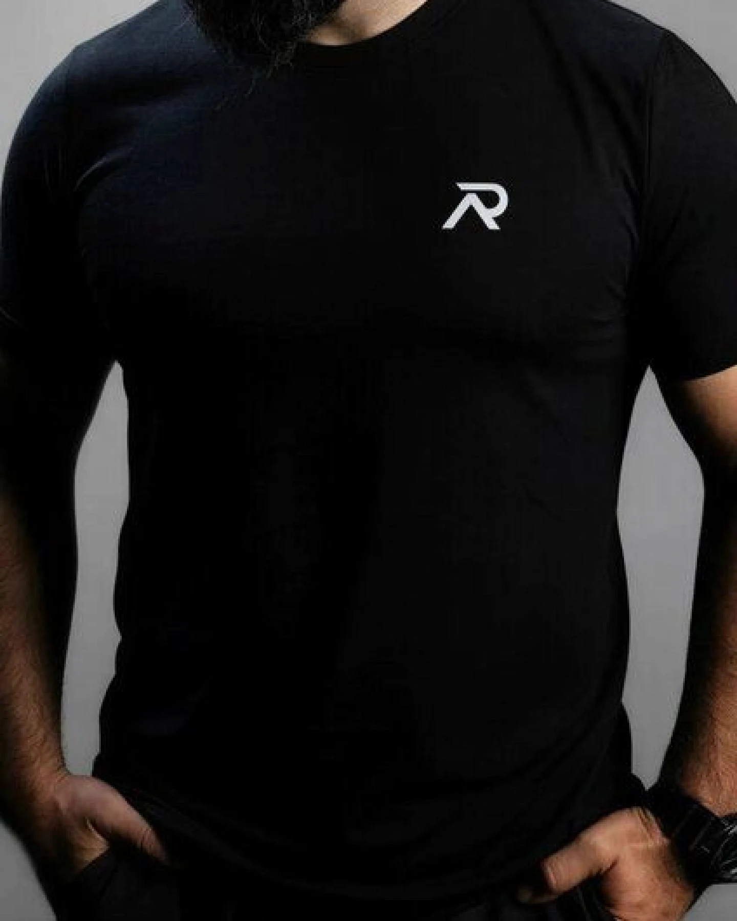 Re-Athlete ICON Bambus Herren Shirt - black – Ansicht 2