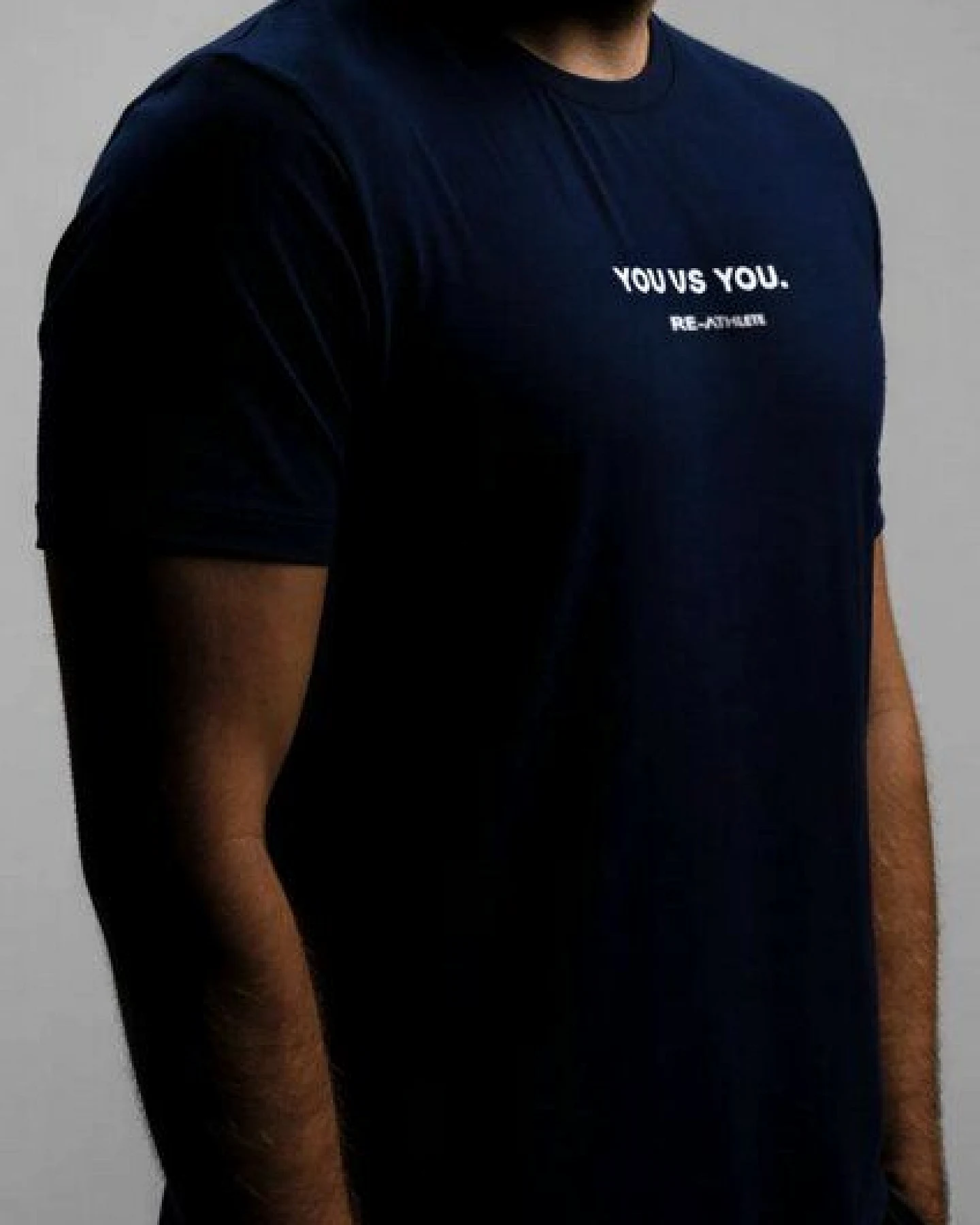 Re-Athlete RIVAL Bambus Herren Shirt - navy – Ansicht 2