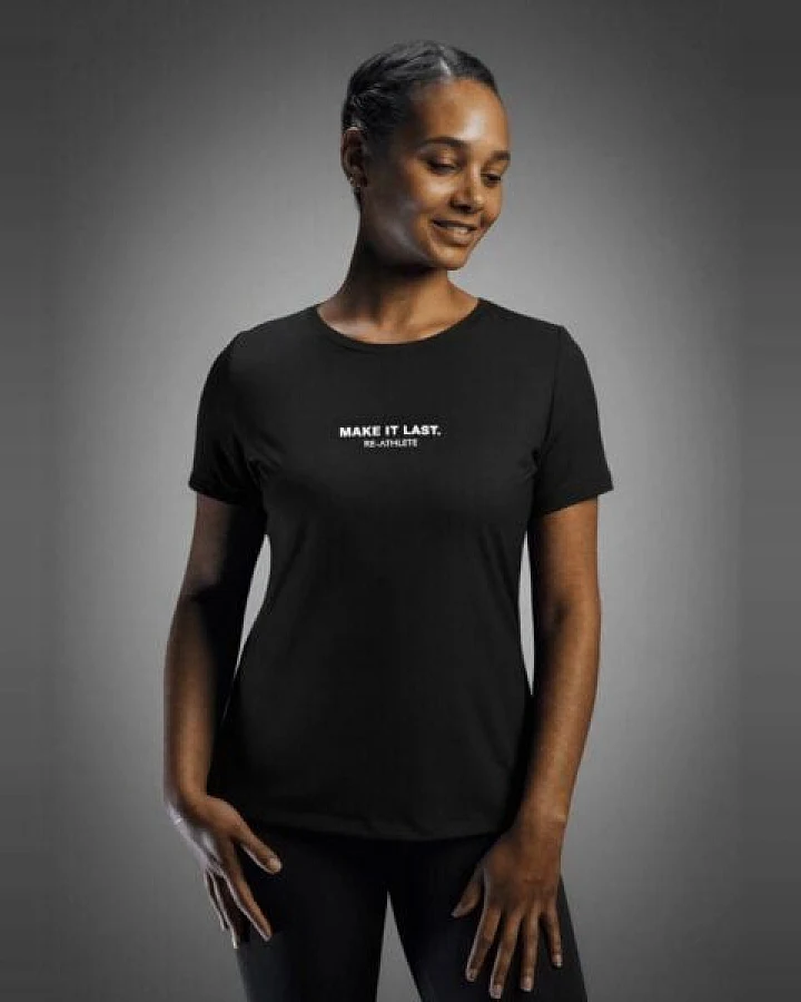 Re-Athlete LAST Bambus Damen Shirt - black