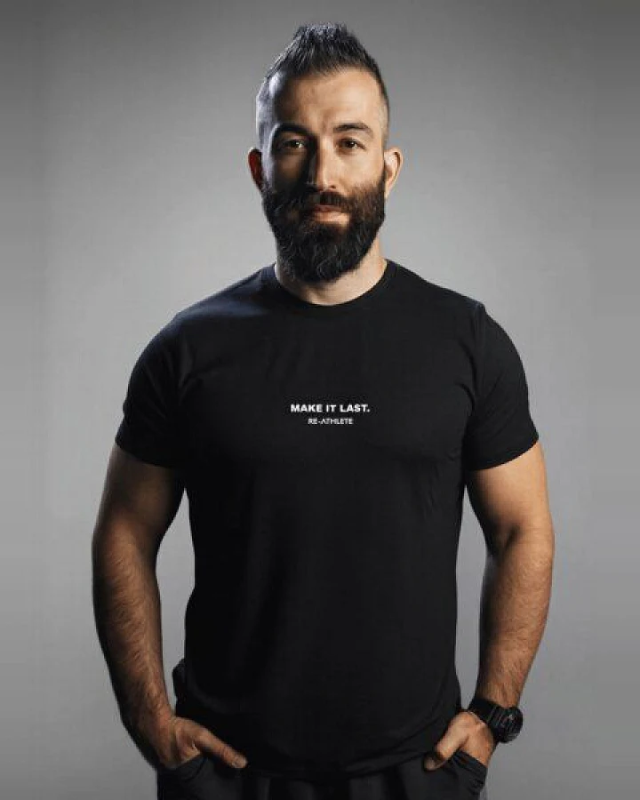 Re-Athlete LAST Bambus Herren Shirt - black