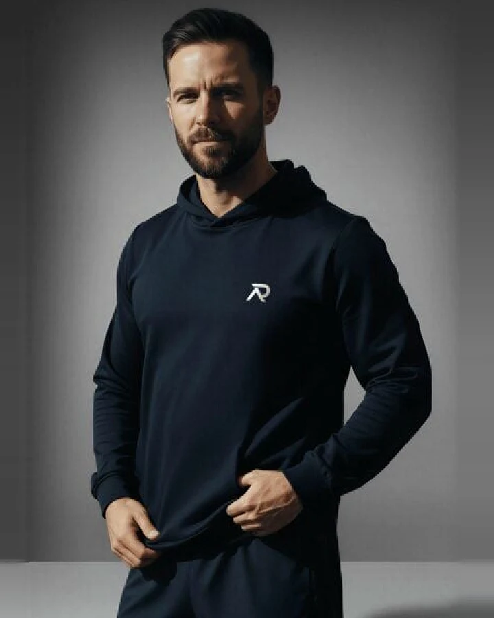 Re-Athlete ICON Cotton Herren Hoodie - black