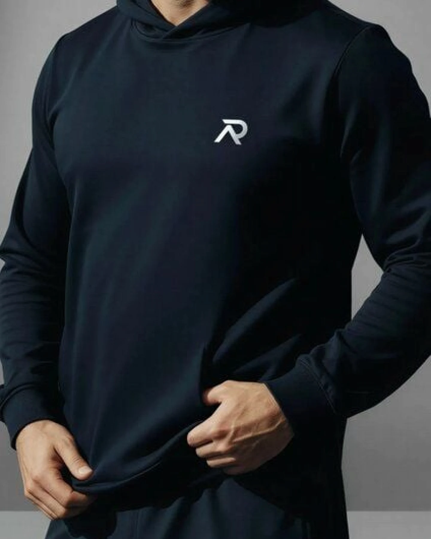 Re-Athlete ICON Cotton Herren Hoodie - black – Ansicht 2