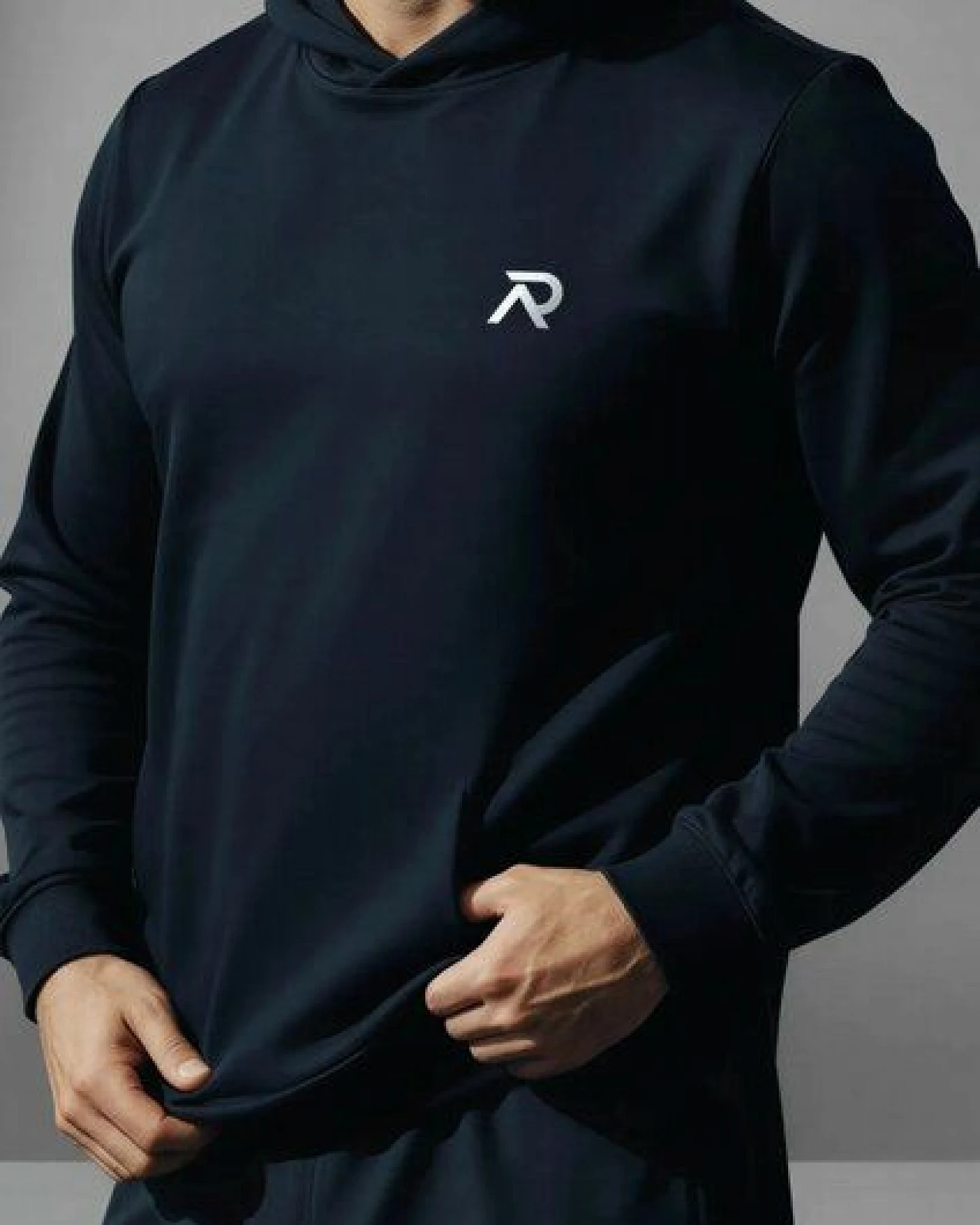 Re-Athlete ICON Cotton Herren Hoodie - black – Ansicht 2