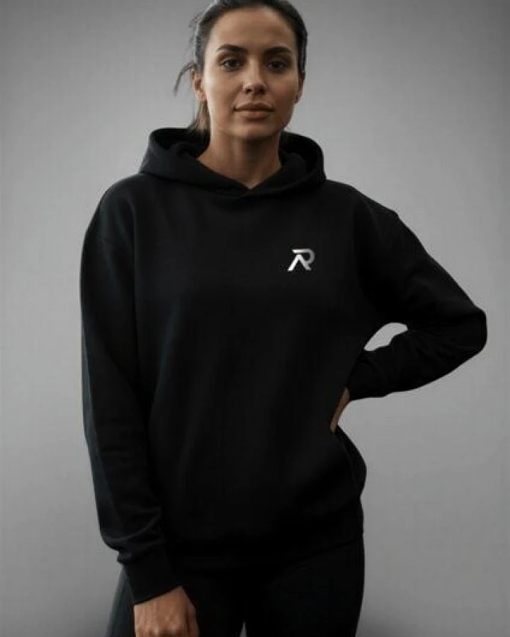 Re-Athlete ICON Cotton Damen Hoodie - black