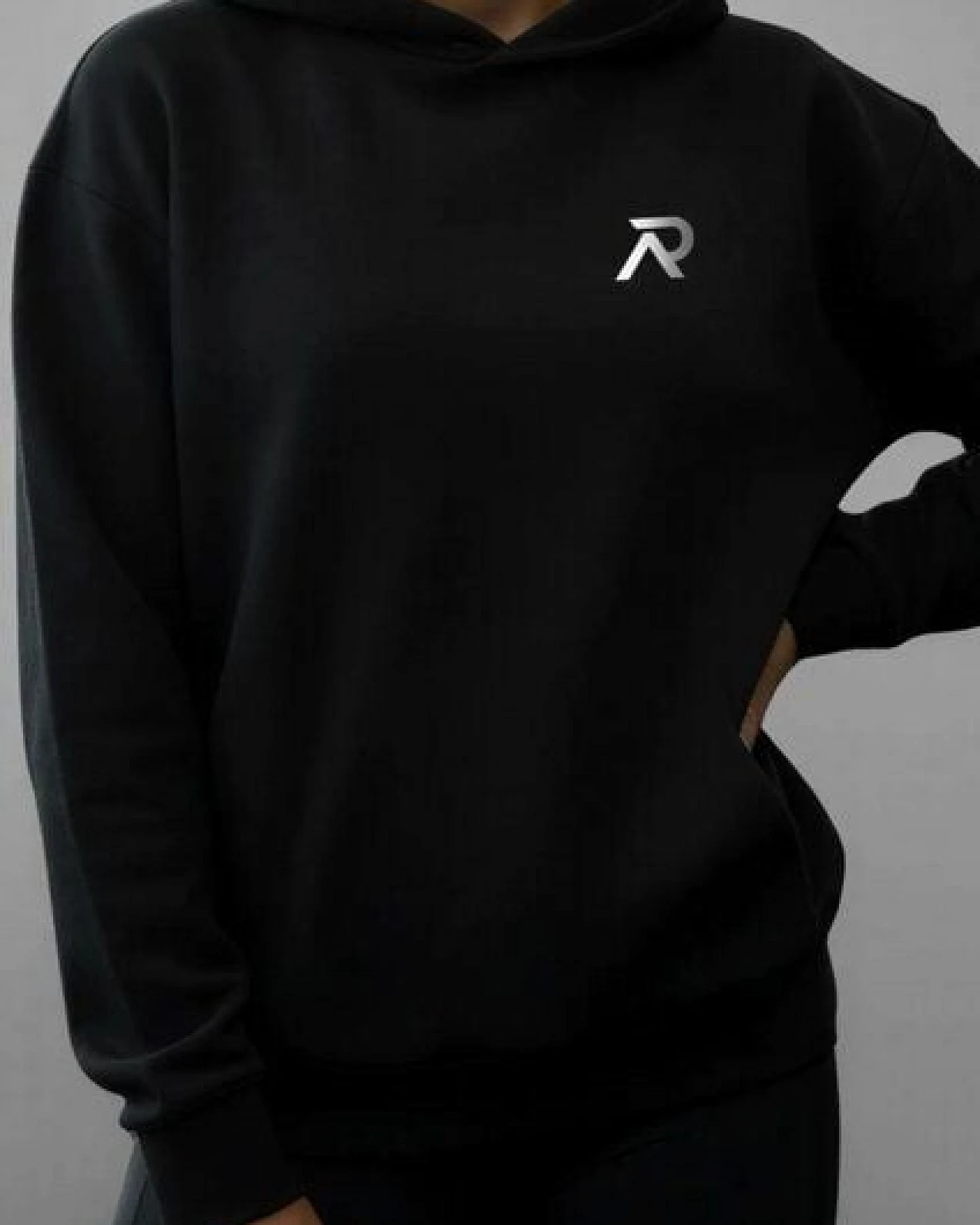 Re-Athlete ICON Cotton Damen Hoodie - black – Ansicht 2