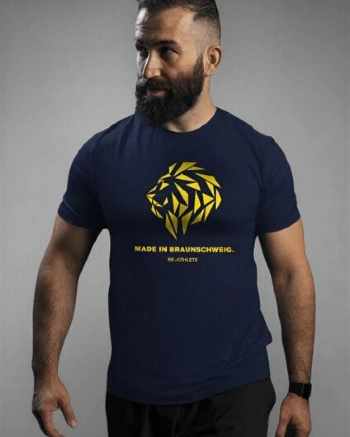 Re-Athlete HOMETOWN Bambus Herren Shirt - navy