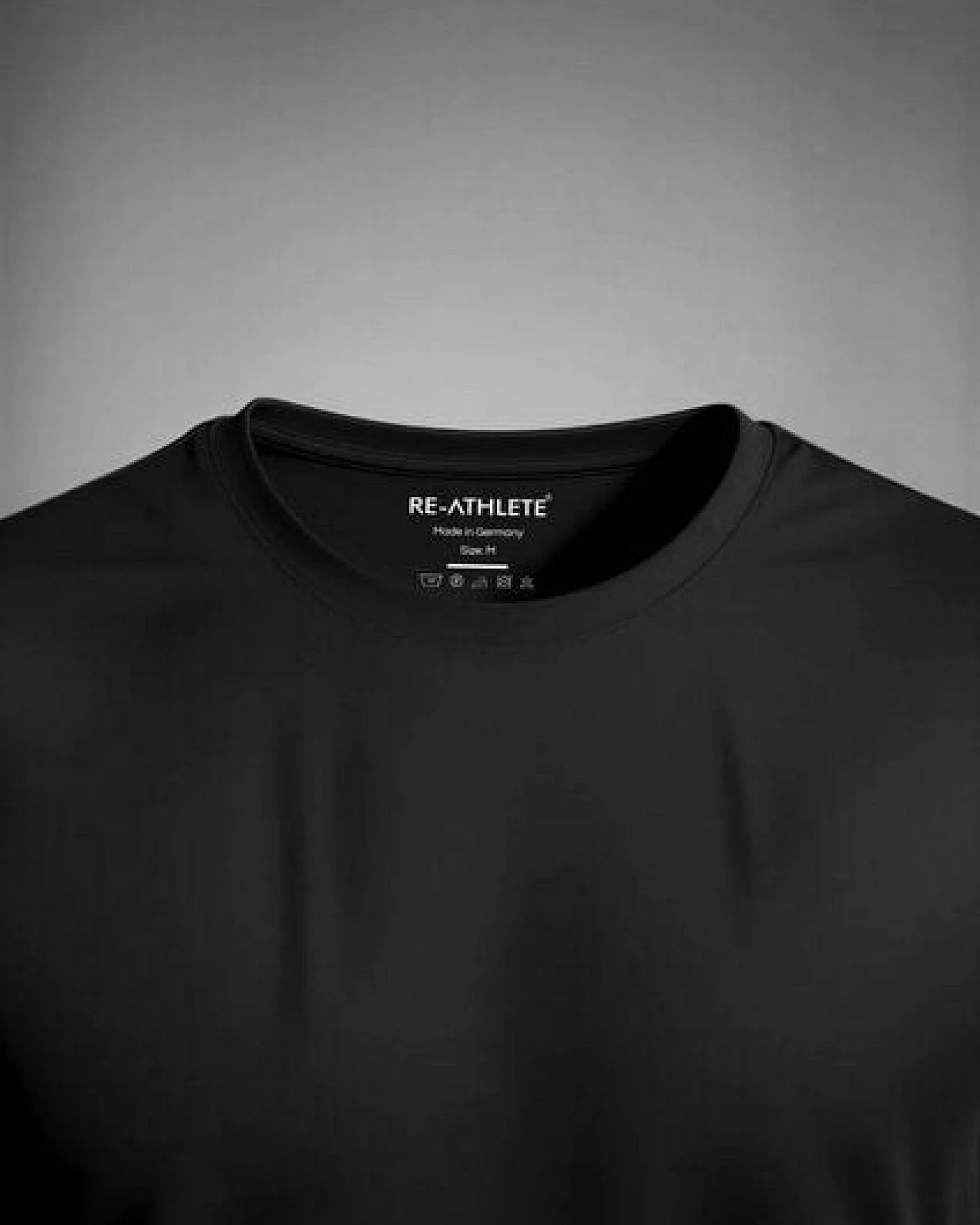 Re-Athlete HOMETOWN Bambus Herren Shirt - black – Ansicht 3