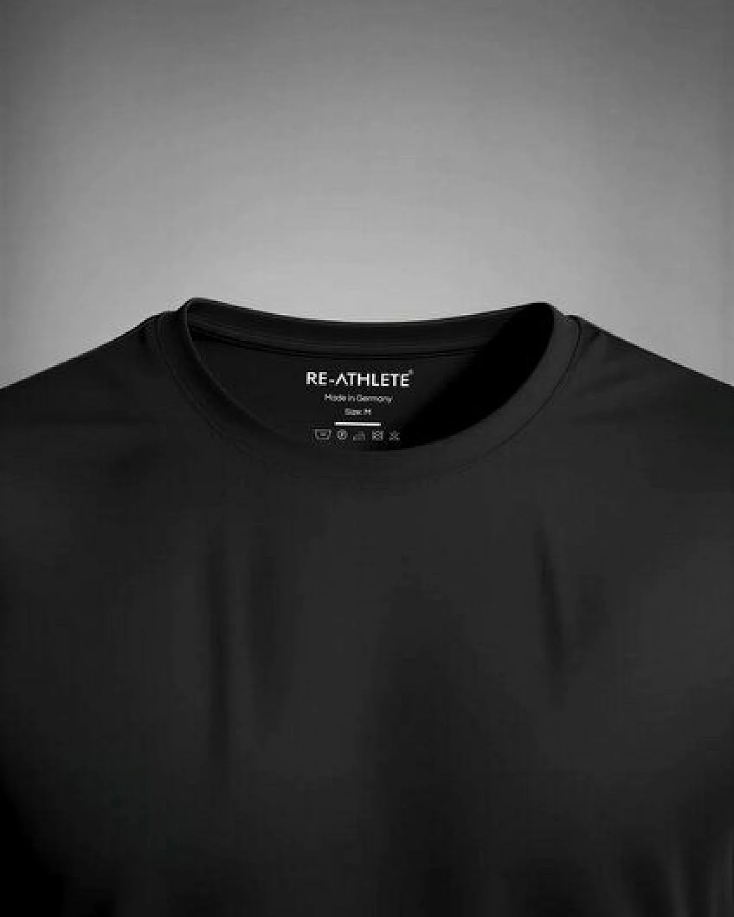 Re-Athlete HOMETOWN Bambus Herren Shirt - black – Ansicht 3