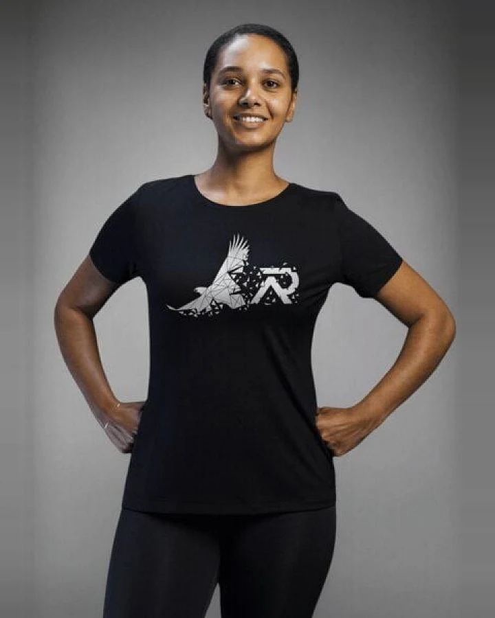 Re-Athlete HORIZONS Bambus Damen Shirt - black