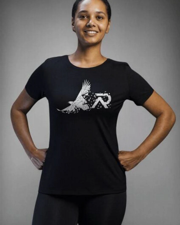 Re-Athlete HORIZONS Bambus Damen Shirt - black