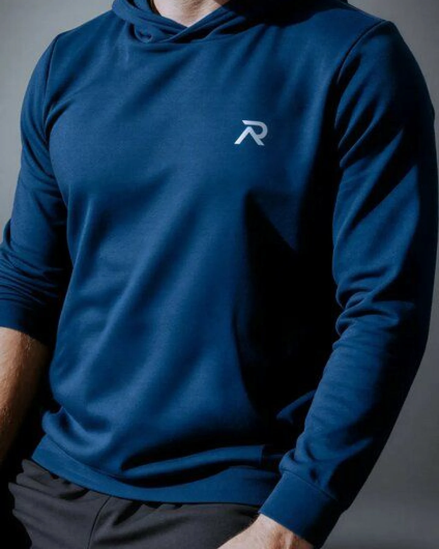 Re-Athlete ICON Cotton Herren Hoodie - navy – Ansicht 2