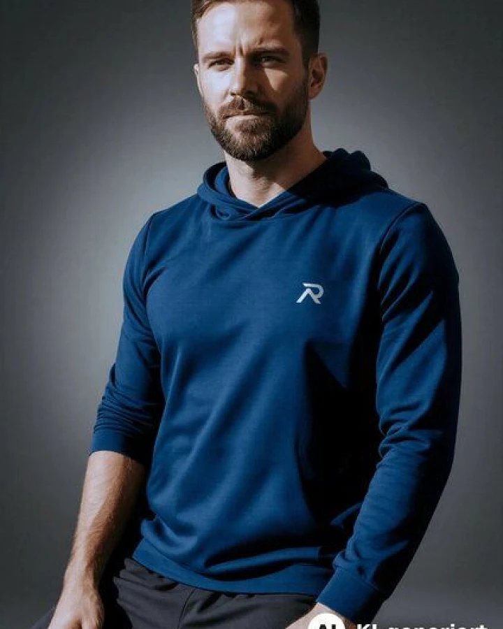 Re-Athlete ICON Cotton Herren Hoodie - navy