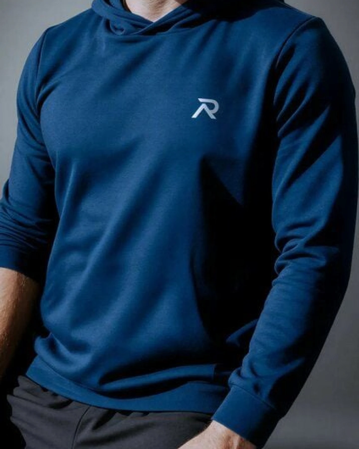 Re-Athlete ICON Cotton Herren Hoodie - navy – Ansicht 2