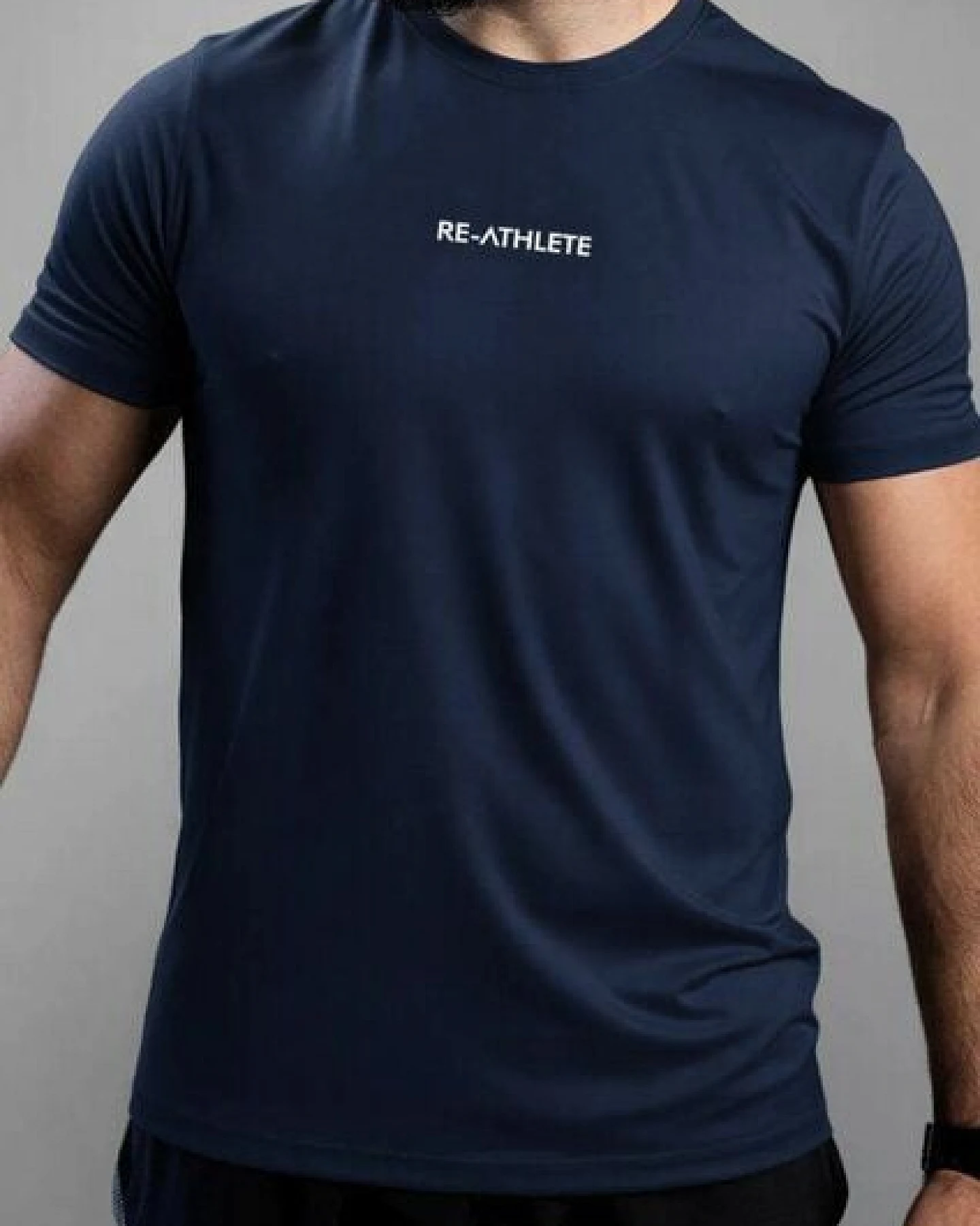 Re-Athlete CORE Bambus Herren Shirt - navy – Ansicht 2