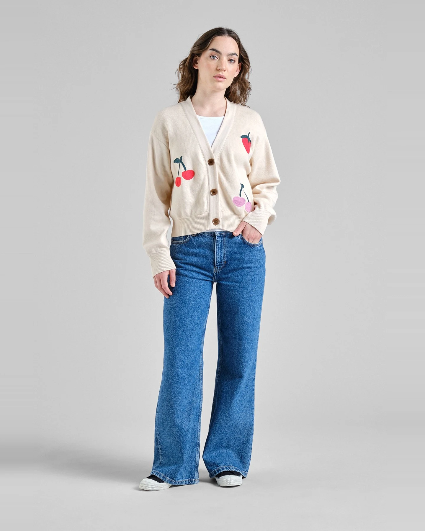 Cardigan Kanan Berries Off White – Ansicht 6