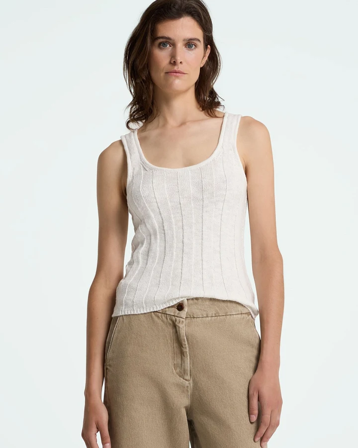 Top Hinan Off White