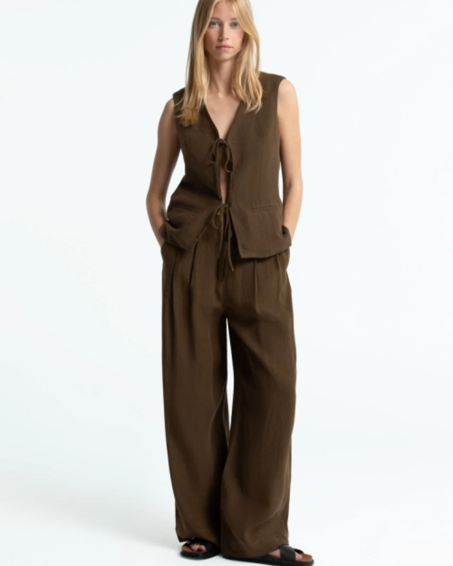Hose Larena Braun – Ansicht 5