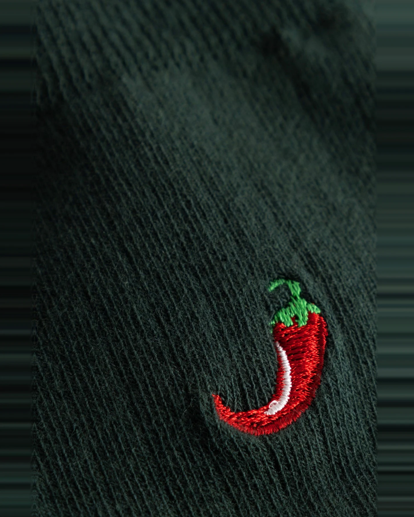 Socken Rib Knivsta Chili Grün – Ansicht 2