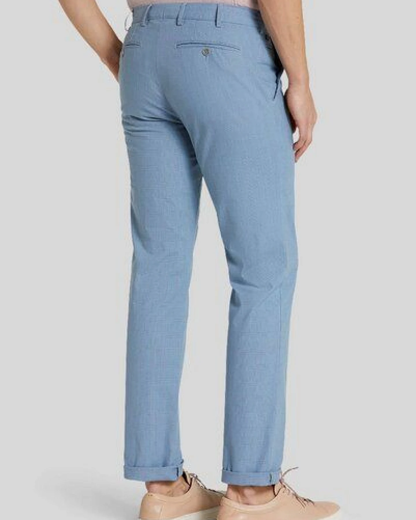 MEYER SOMMER- CHINO BAUMWOLLCHECK – Ansicht 2