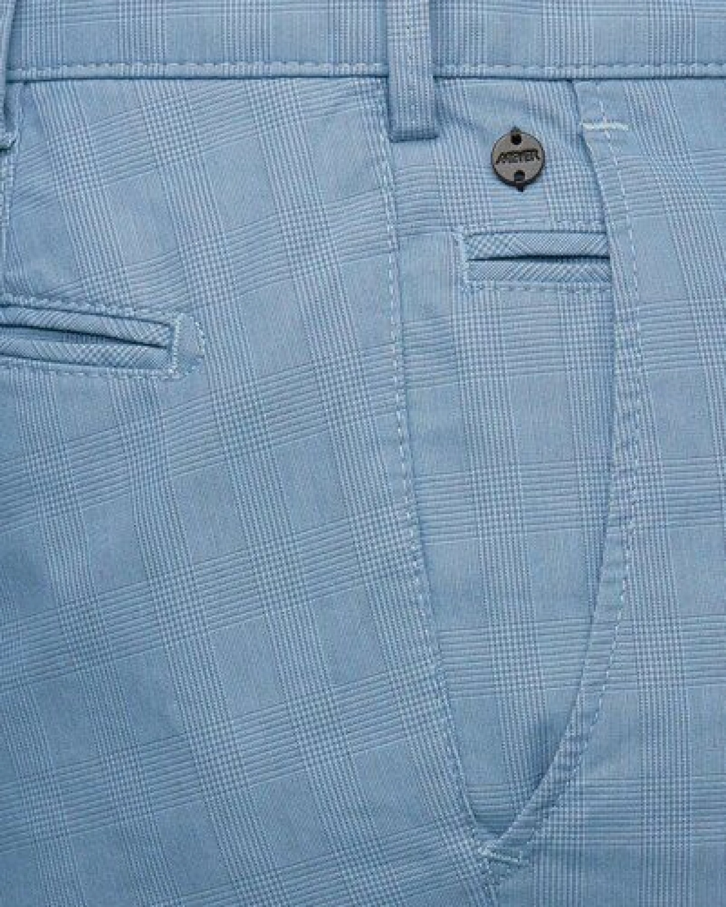 MEYER SOMMER- CHINO BAUMWOLLCHECK – Ansicht 4