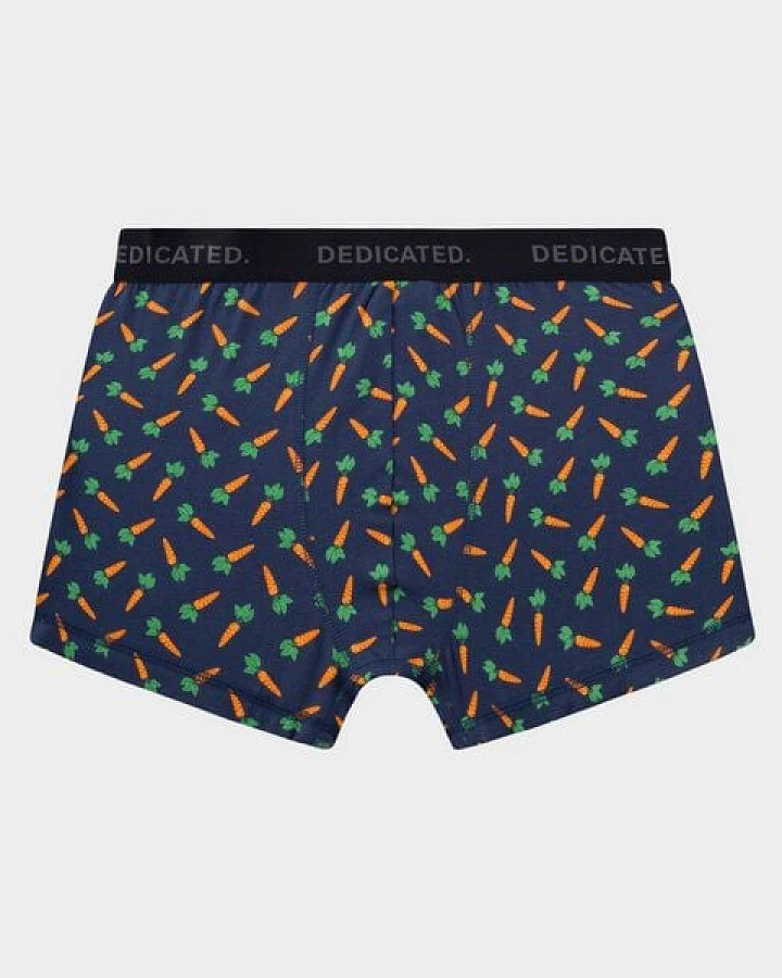 DEDICATED Boxershorts Kalix Carrots - Navy