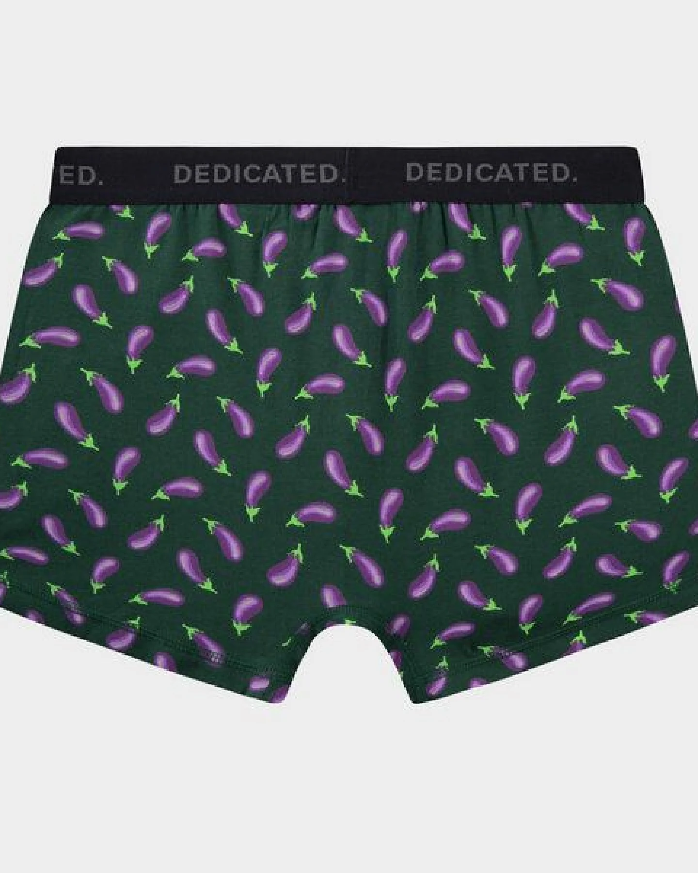 DEDICATED Boxershorts Kalix Egg Plant - Dark Green – Ansicht 2