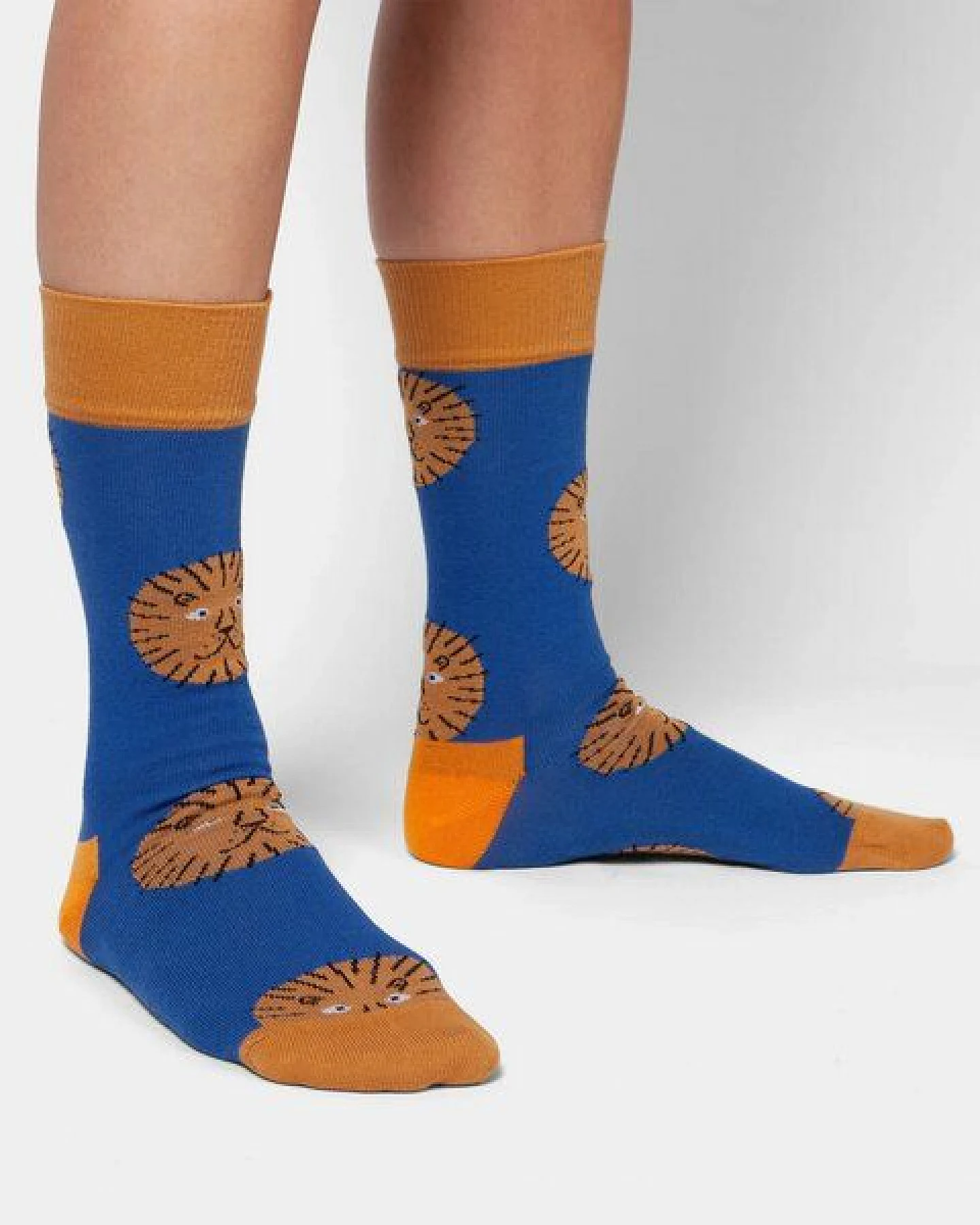 DillySocks Bunte Socken, Bio Baumwolle, lion sun – Ansicht 2