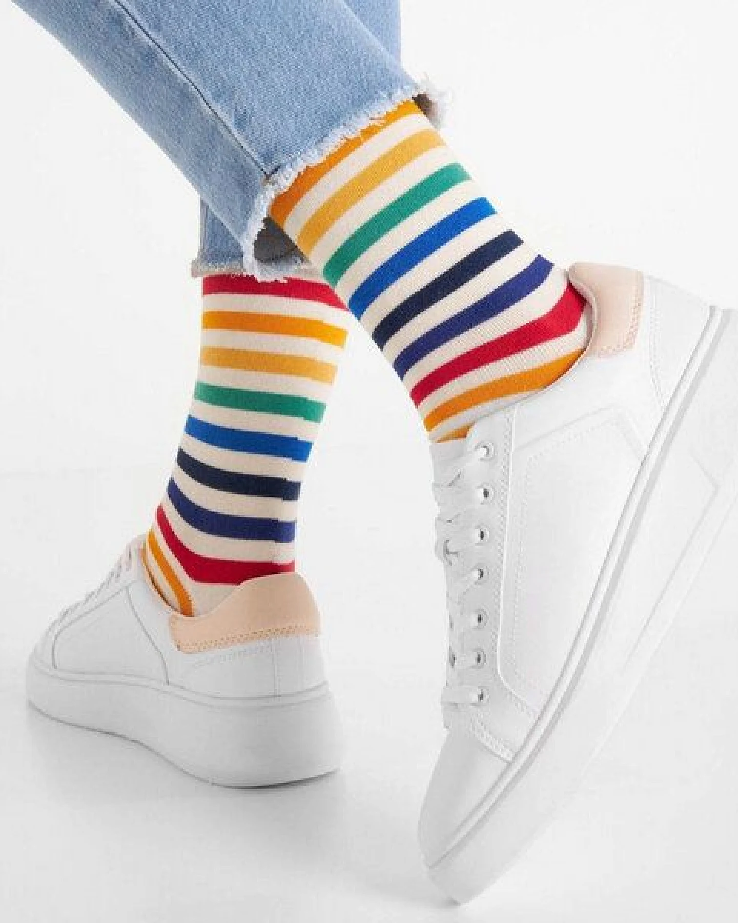 Natural Vibes Arcoiris Socken aus Biobaumwoll-Mix – Ansicht 2