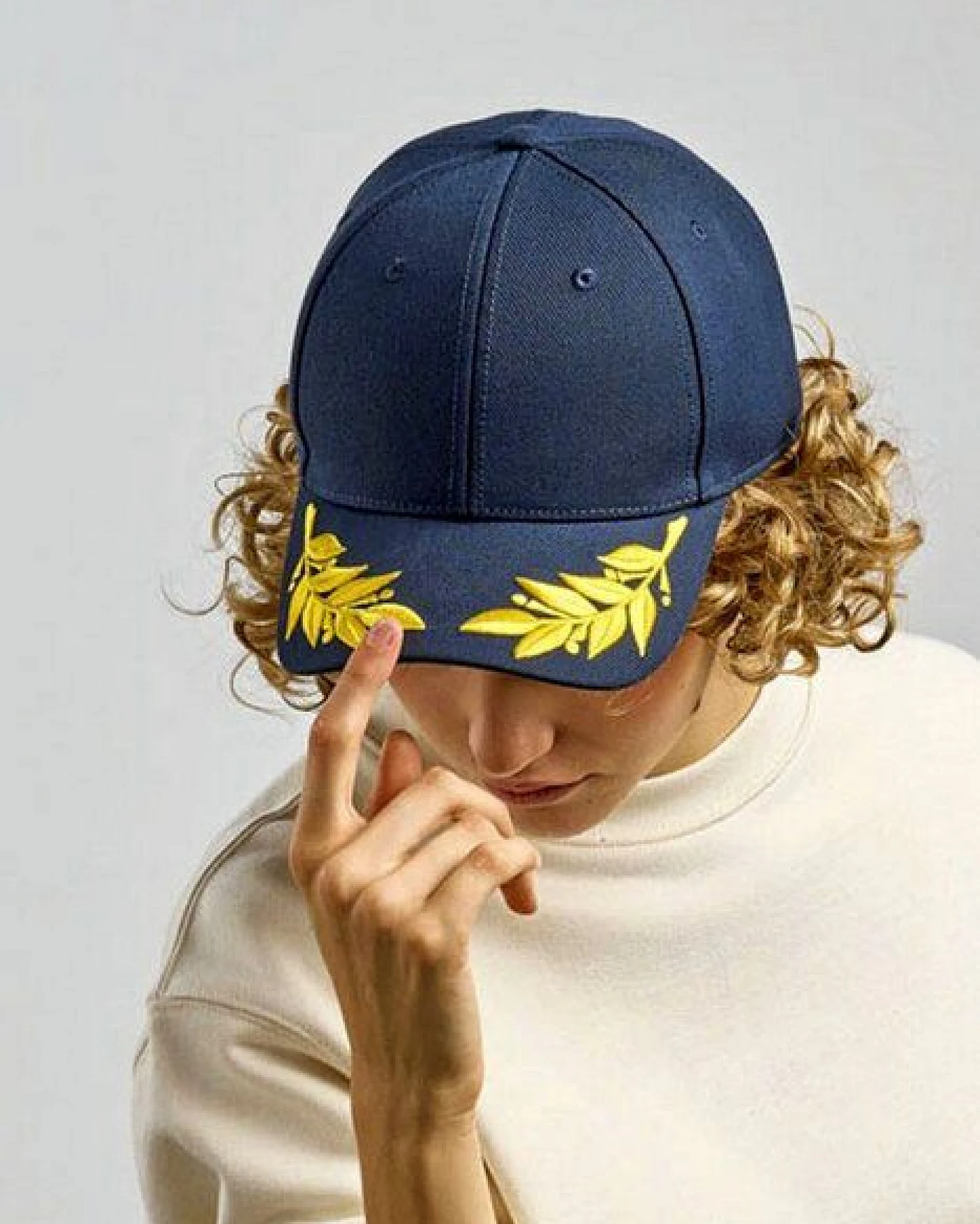 Atlantis Headwear Damen / Herren Cap Kappe Cappy Muster Winner Lorbeerblätter auf Schirm – Ansicht 2