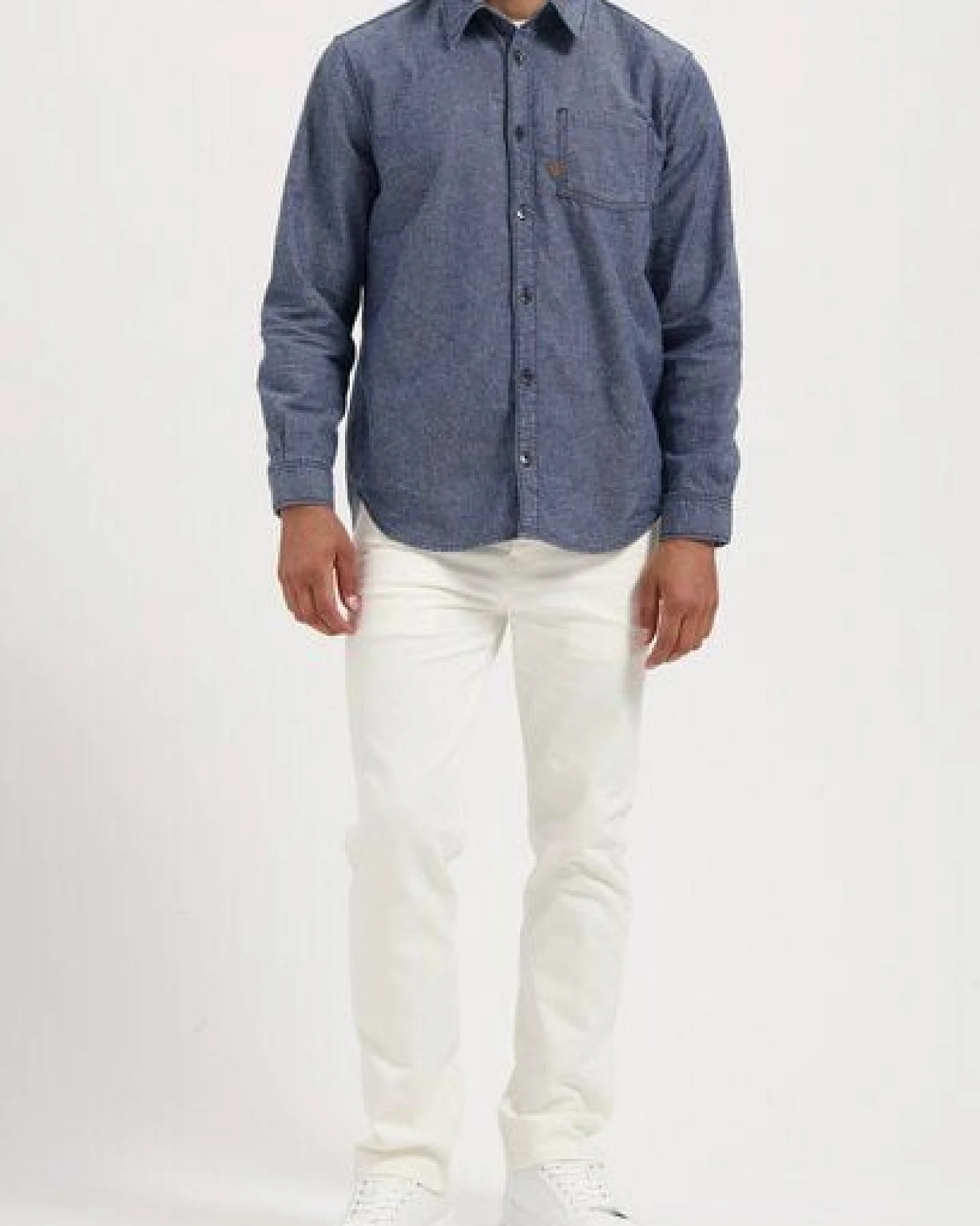 MUD Jeans Herren Jeanshemd "Chris Denim Shirt - Medium Stone" – Ansicht 4